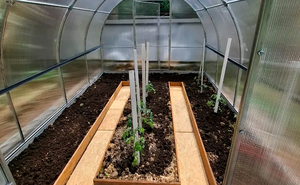 Как разместить грядки в теплице Как разместить грядки в теплице